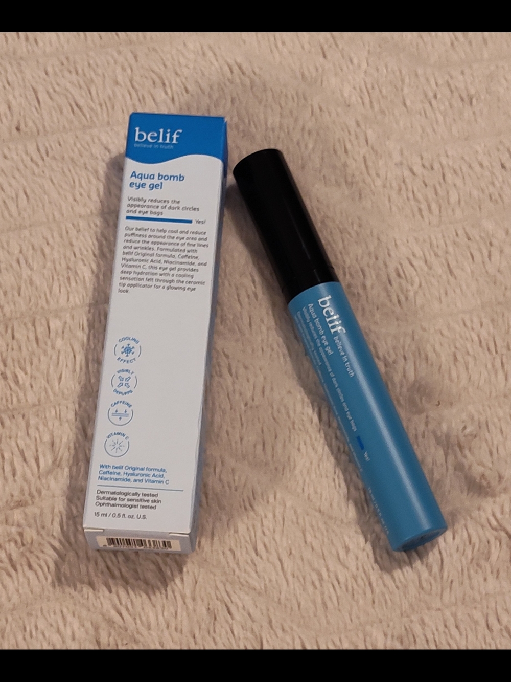 NWT! belif Aqua Bomb Eye Gel - 0.5oz